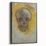 Expressionist Wall Art - Van Gogh Skull Profile - Bold Impressionism