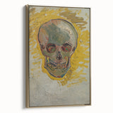 Expressionist Wall Art - Van Gogh Skull Profile - Bold Impressionism