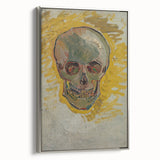 Expressionist Wall Art - Van Gogh Skull Profile - Bold Impressionism