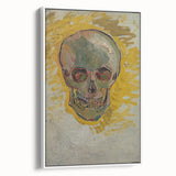 Expressionist Wall Art - Van Gogh Skull Profile - Bold Impressionism