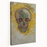 Expressionist Wall Art - Van Gogh Skull Profile - Bold Impressionism