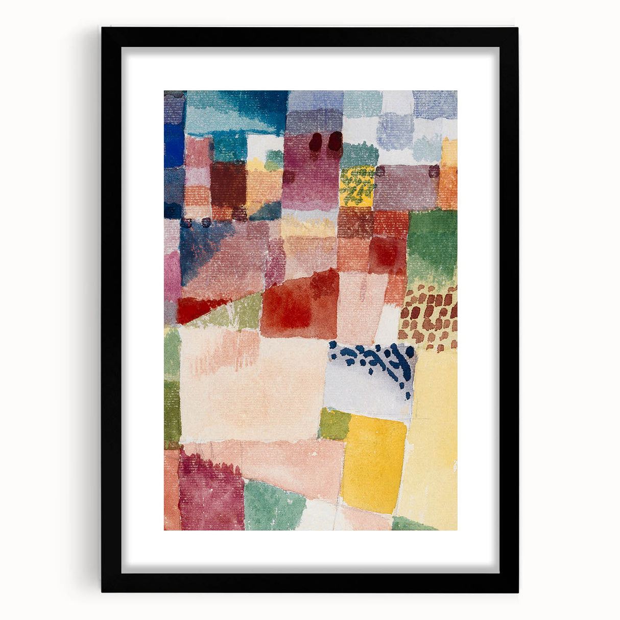 Colorful Abstract Motif | Modern Art Print by Paul Klee