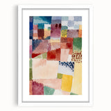 Colorful Abstract Motif | Modern Art Print by Paul Klee