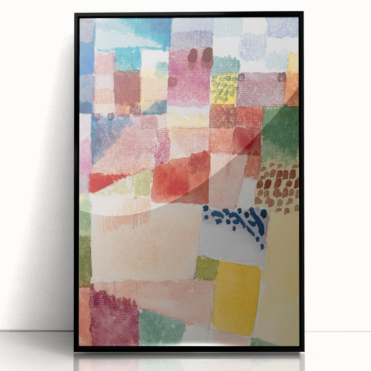 Colorful Abstract Motif | Modern Art Print by Paul Klee