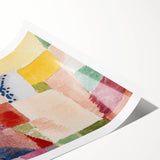 Colorful Abstract Motif | Modern Art Print by Paul Klee