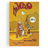 The Who 1969 Concert Poster – Vintage Animated Rock Art, Spectrum Show