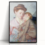 Impressionist Wall Art - Sleepy Baby by Mary Cassatt - Motherly Bond