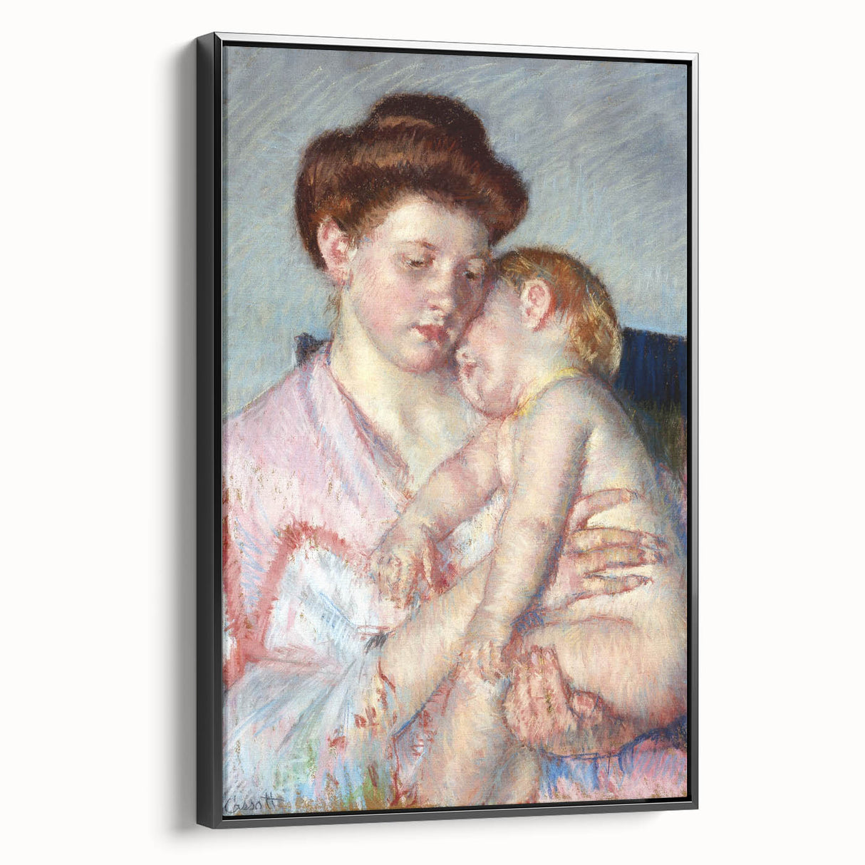Impressionist Wall Art - Sleepy Baby by Mary Cassatt - Motherly Bond