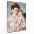 Impressionist Wall Art - Sleepy Baby by Mary Cassatt - Motherly Bond
