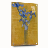 Irises in Vase | Modern Floral Art Print by Piet Mondrian