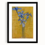 Irises in Vase | Modern Floral Art Print by Piet Mondrian