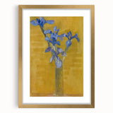 Irises in Vase | Modern Floral Art Print by Piet Mondrian