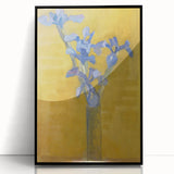 Irises in Vase | Modern Floral Art Print by Piet Mondrian