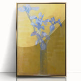 Irises in Vase | Modern Floral Art Print by Piet Mondrian