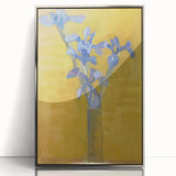 Irises in Vase | Modern Floral Art Print by Piet Mondrian