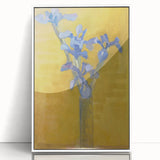 Irises in Vase | Modern Floral Art Print by Piet Mondrian