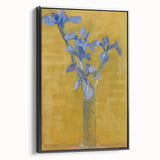 Irises in Vase | Modern Floral Art Print by Piet Mondrian