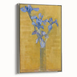 Irises in Vase | Modern Floral Art Print by Piet Mondrian