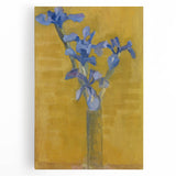 Irises in Vase | Modern Floral Art Print by Piet Mondrian