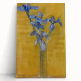 Irises in Vase | Modern Floral Art Print by Piet Mondrian