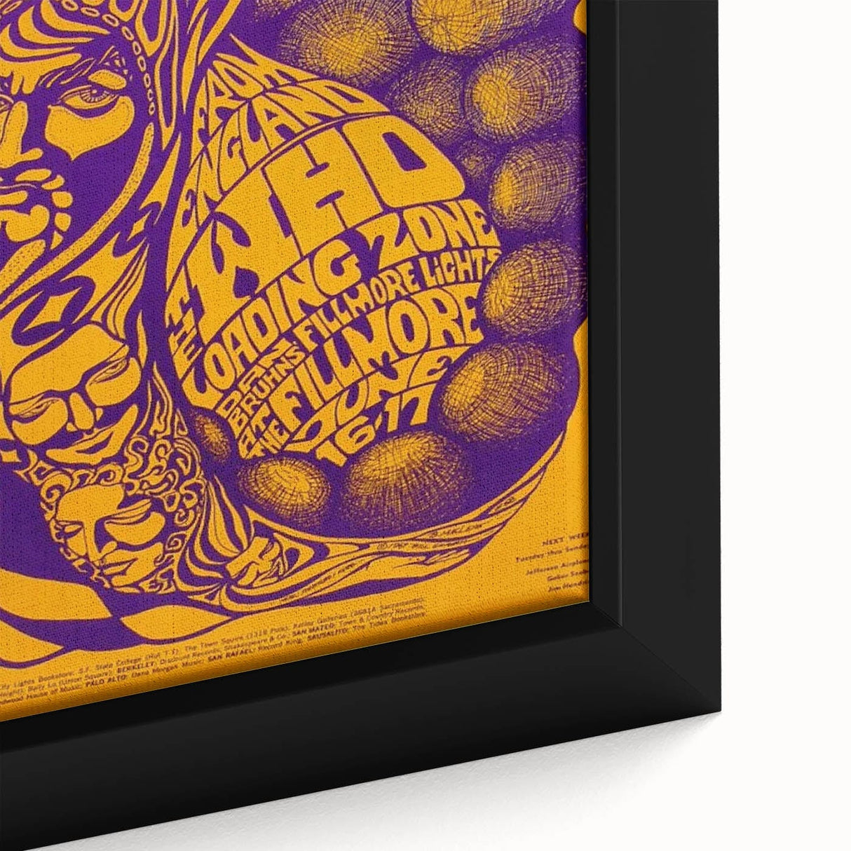 The Who 1968 Fillmore Concert Poster – Vintage Psychedelic Art