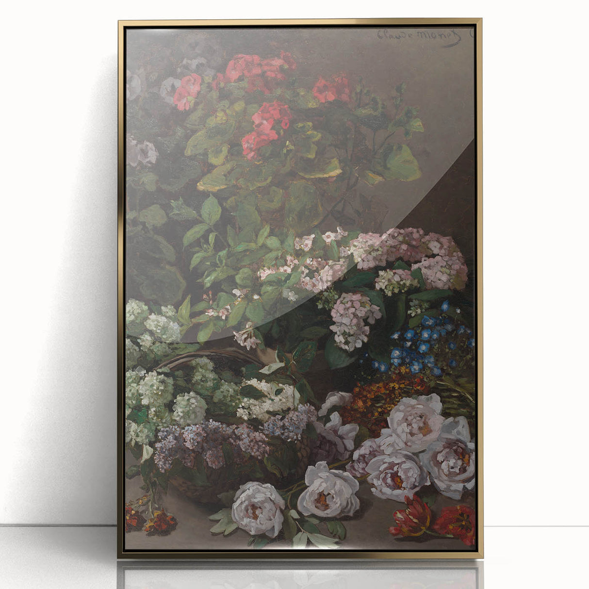 Impressionist Wall Art - Spring Flowers by Claude Monet - Floral Elegance