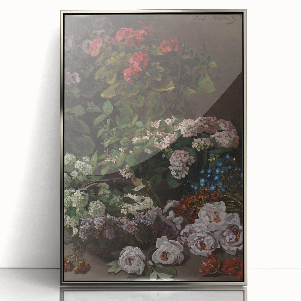 Impressionist Wall Art - Spring Flowers by Claude Monet - Floral Elegance