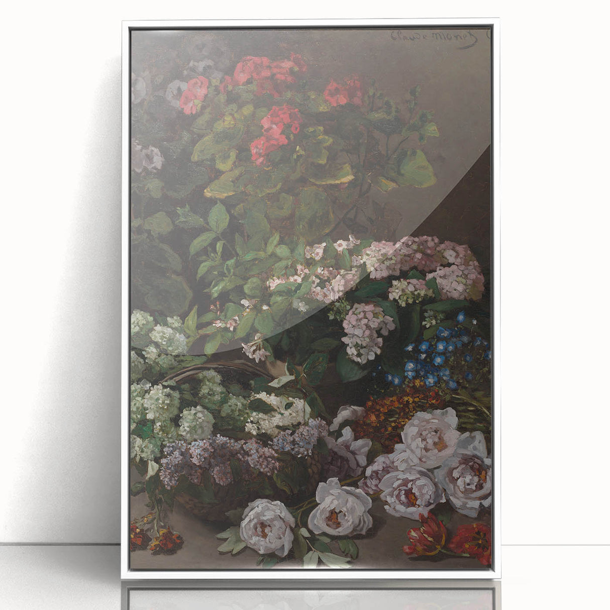 Impressionist Wall Art - Spring Flowers by Claude Monet - Floral Elegance
