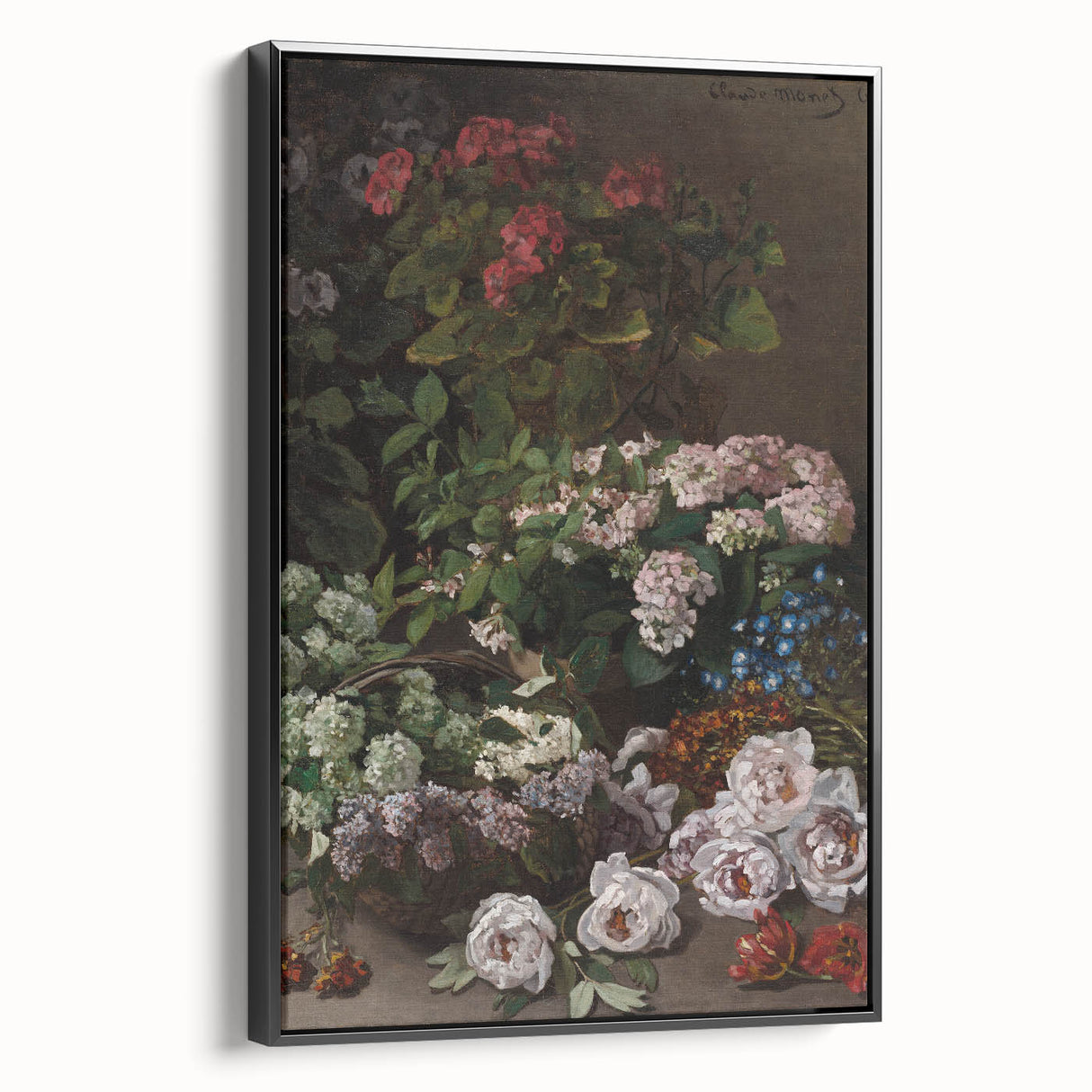 Impressionist Wall Art - Spring Flowers by Claude Monet - Floral Elegance