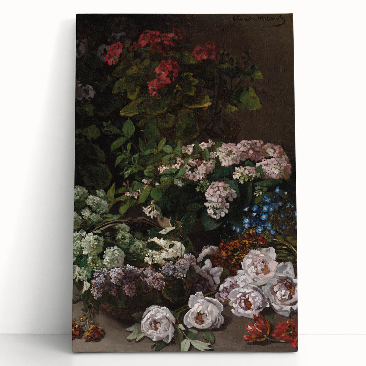 Impressionist Wall Art - Spring Flowers by Claude Monet - Floral Elegance
