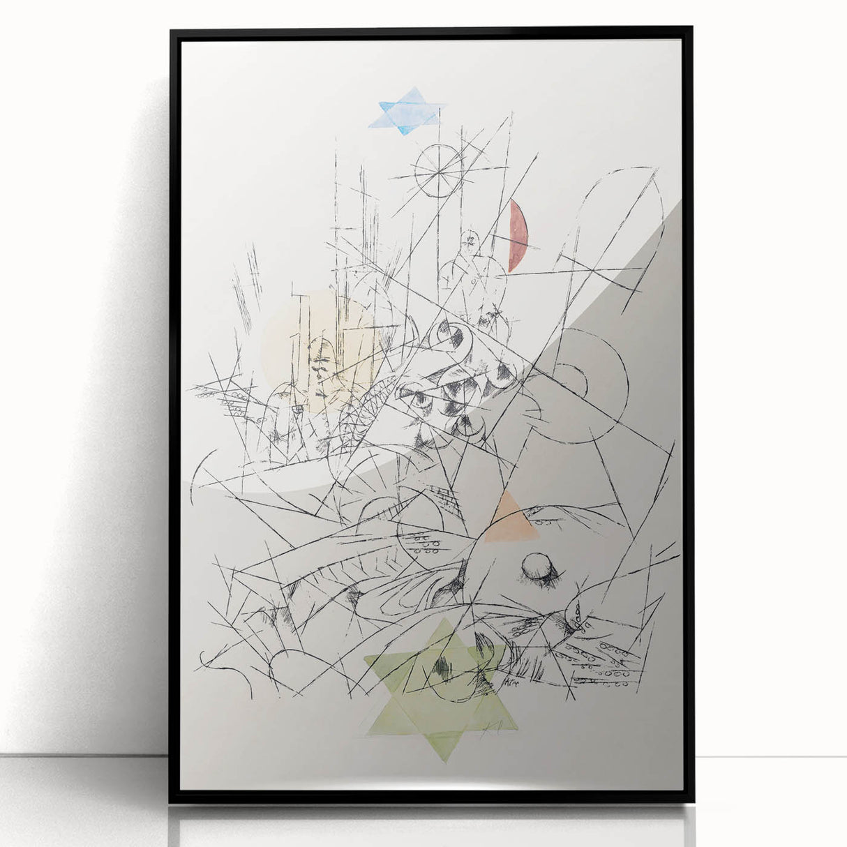 Hope and Destruction | Abstract Modern Art Print by Paul Klee