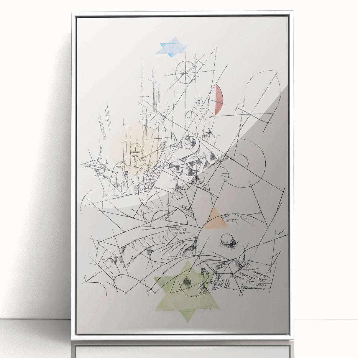 Hope and Destruction | Abstract Modern Art Print by Paul Klee