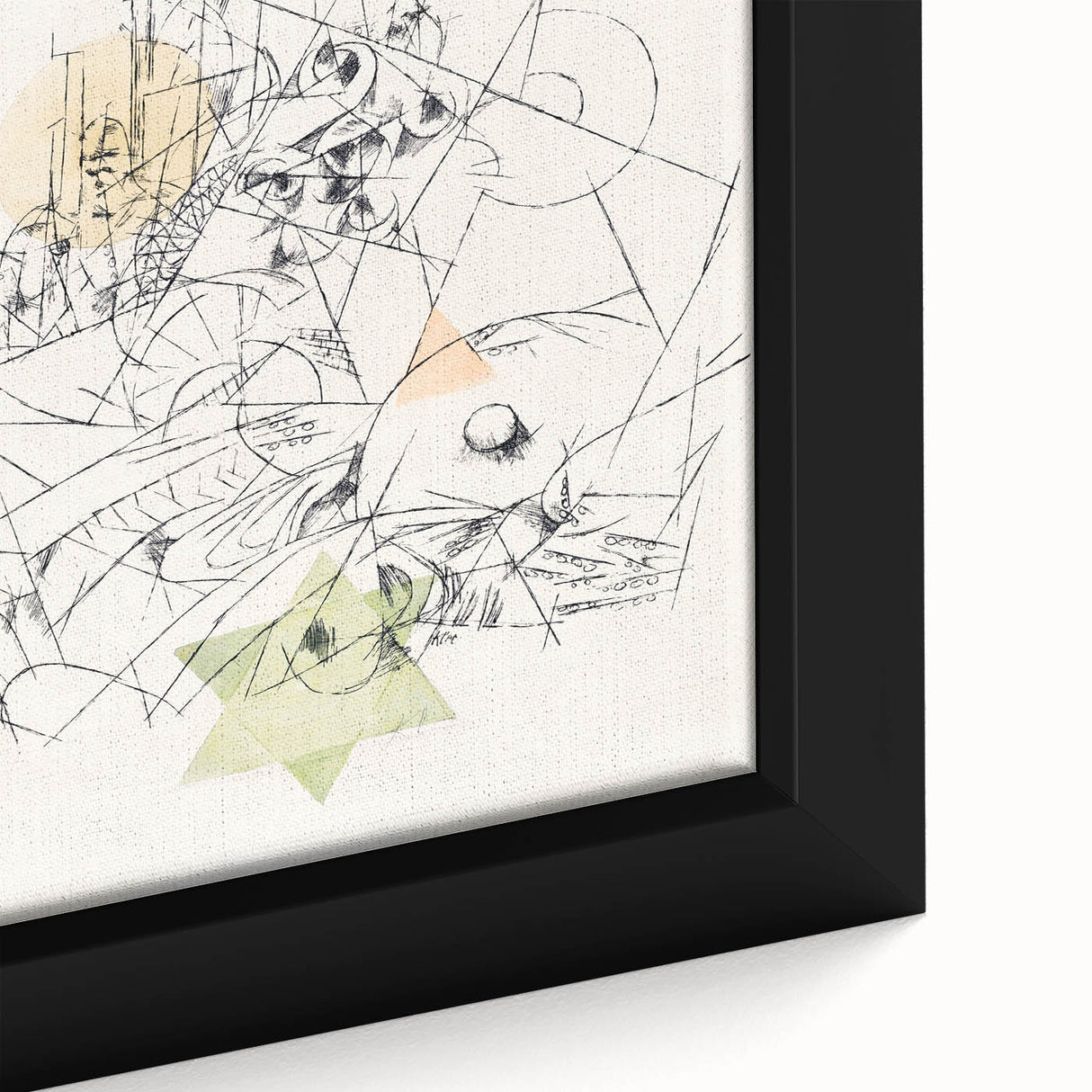 Hope and Destruction | Abstract Modern Art Print by Paul Klee