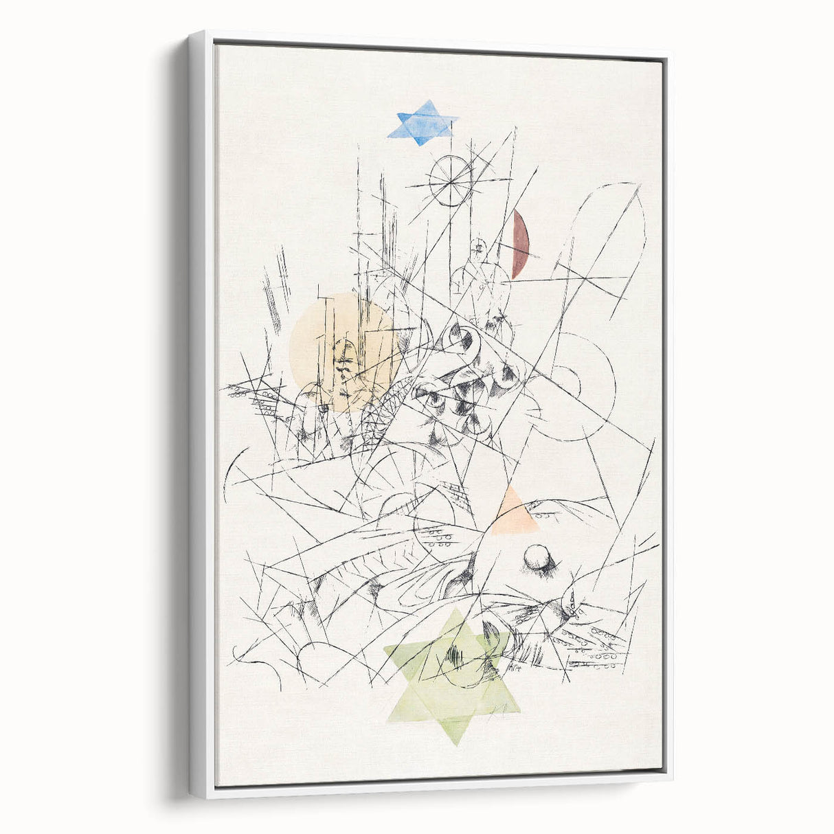 Hope and Destruction | Abstract Modern Art Print by Paul Klee