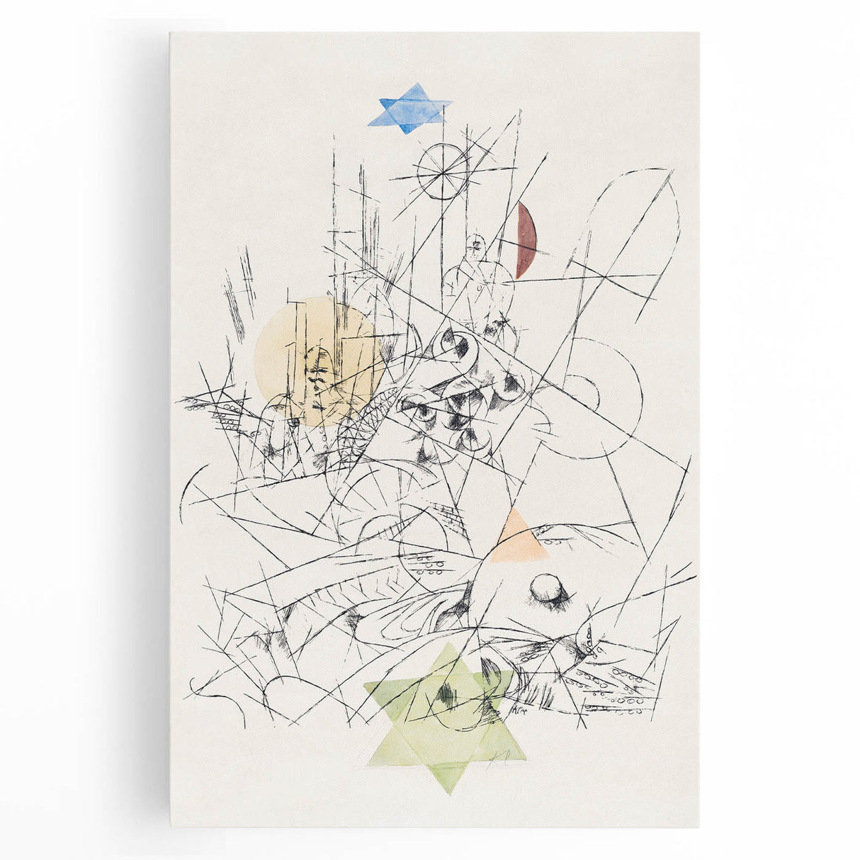 Hope and Destruction | Abstract Modern Art Print by Paul Klee