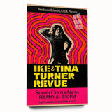 Ike & Tina Turner 1968 Concert Poster – Vintage Psychedelic Art