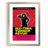 Ike & Tina Turner 1968 Concert Poster – Vintage Psychedelic Art