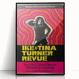 Ike & Tina Turner 1968 Concert Poster – Vintage Psychedelic Art