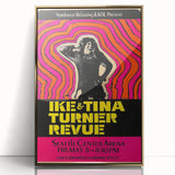 Ike & Tina Turner 1968 Concert Poster – Vintage Psychedelic Art