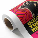 Ike & Tina Turner 1968 Concert Poster – Vintage Psychedelic Art