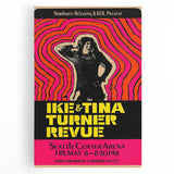 Ike & Tina Turner 1968 Concert Poster – Vintage Psychedelic Art