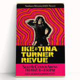 Ike & Tina Turner 1968 Concert Poster – Vintage Psychedelic Art