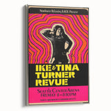 Ike & Tina Turner 1968 Concert Poster – Vintage Psychedelic Art