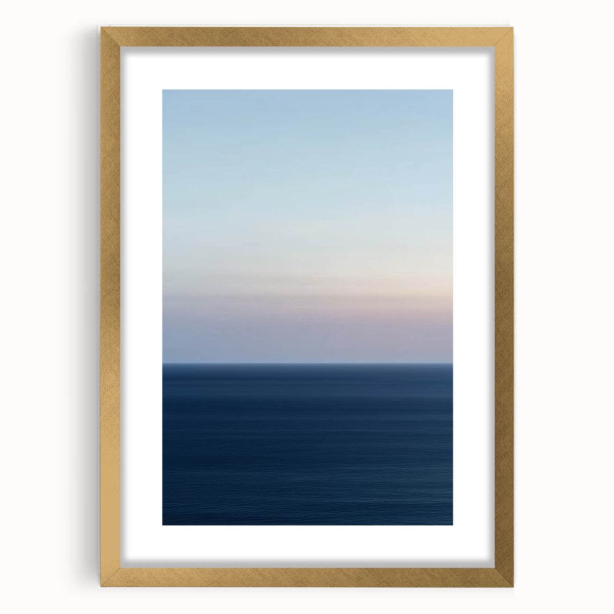 Serene Ocean Horizon – Minimal Dynamic Abstract Motion Wall Art