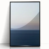 Serene Ocean Horizon – Minimal Dynamic Abstract Motion Wall Art