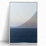 Serene Ocean Horizon – Minimal Dynamic Abstract Motion Wall Art