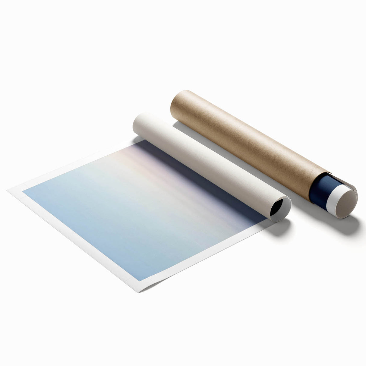 Serene Ocean Horizon – Minimal Dynamic Abstract Motion Wall Art