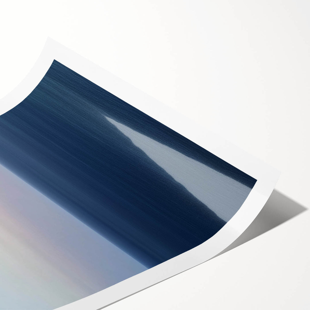 Serene Ocean Horizon – Minimal Dynamic Abstract Motion Wall Art