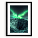 Framed landscape artwork depicting intricate cave formations, featuring a sleek black mat and sturdy frame, ideal for enhancing home decor with natural elegance.