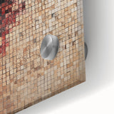 Abstract Mosaic Living Room Wall Art – Modern Framed Canvas